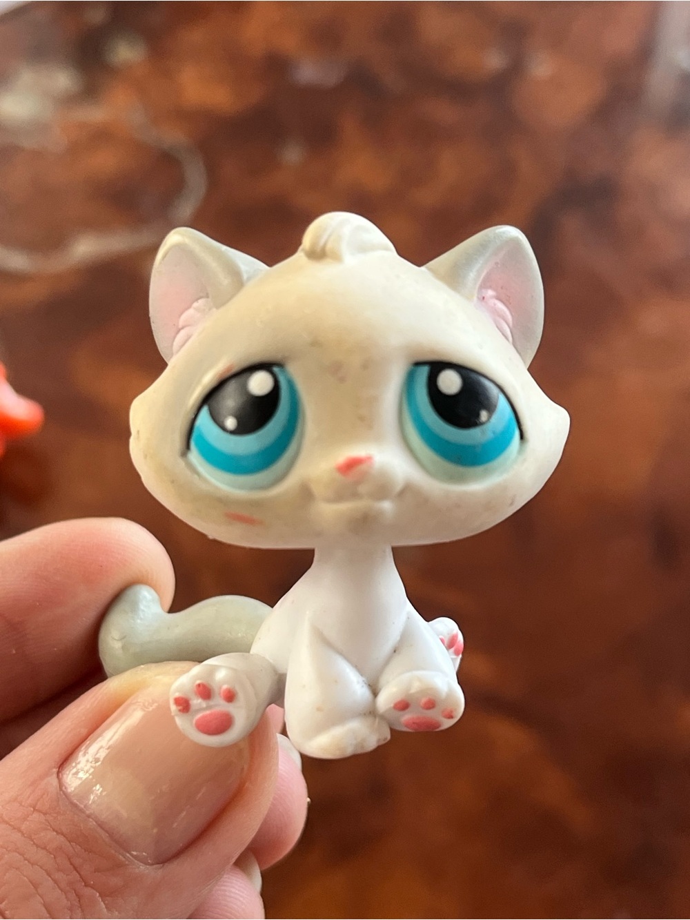 Littlest Pet Shop Grey Tabby Cat #177